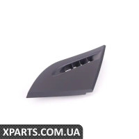 51457130449 BMW E63 Чорний дефлектор розморожування панелі приладів - лівий