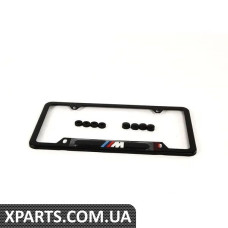 82120010404 BMW Рамка номерного знака "///M" - чорна