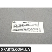 71212122304 BMW ІНСТР. ЕТИКЕТКА