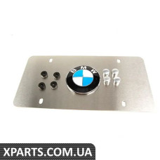 82121470312 BMW Туалетна табличка "BMW" - алюміній із сатинованим сріблом