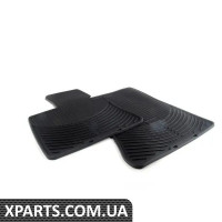 82112318671 BMW E70/71 Комплект передніх всепогодних гумових підлогових килимків - чорний