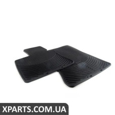 82112318671 BMW E70/71 Комплект передніх всепогодних гумових підлогових килимків - чорний