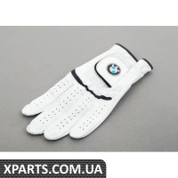 80160435720 BMW Чоловіча шкіряна рукавичка для гольфу - ліва, середня