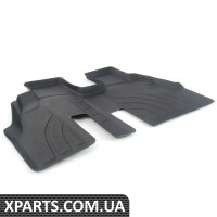 82112285519 BMW Всепогодний килимок для підлоги F15 третього ряду - чорний
