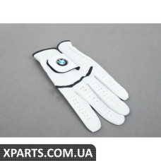 80160435721 BMW Чоловічі шкіряні рукавички для гольфу - ліві, середні/великі