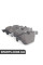 34116794916 BMW Комплект передніх гальмівних колодок