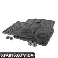 82550309447 BMW E63 Комплект гумових підлогових килимків чорного кольору - передній