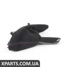 34402358363 BMW вуглецеве волокно Ручка гальма стоянки - алькантара з триколірним рядком