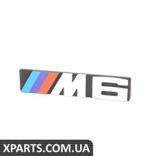 51141965980 BMW E24 M6 ///Емблема M6 - передня частина
