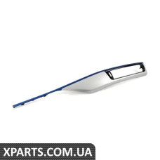 51458064259 BMW Алюмінієва шестигранна/матова синя обробка панелі приладів – права