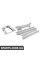 51417896090 BMW Комплект внутрішнього оздоблення Silver Cube