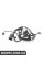 61129199247 BMW F01 Комплект проводки PDC - передній