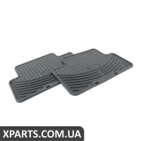 82550309450 BMW E63 Комплект чорних гумових підлогових килимків - задній