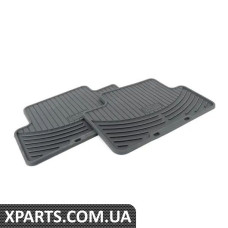 82550309450 BMW E63 Комплект чорних гумових підлогових килимків - задній