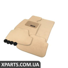 82112293539 BMW Комплект килимків для підлоги з килимовим покриттям - Жовто-кремовий - (БІЛЬШ НЕДОСТУПНИЙ)