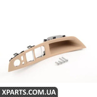 51417225875 BMW F10 Бежева обробка ручки передніх дверей - ліва