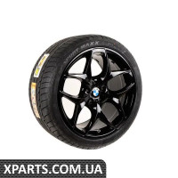 36112161573 BMW 21-дюймовий комплект коліс і шин LAW Double Spoke Style 215 зі зміщенням у шаховому порядку - (БІЛЬШ НЕ ПРОДАЄТЬСЯ)