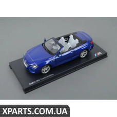 80432253657 BMW Масштабна модель BMW M6 Convertible у масштабі 1:18 – синій