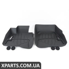 82112286108 BMW Комплект передніх всепогодних гумових підлогових килимків - чорний