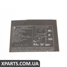 71227568804 BMW Етикетка викидів вихлопних газів