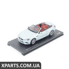 80432253656 BMW Масштабна модель BMW M6 Convertible у масштабі 1:18 – срібляста