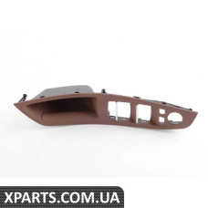 51417261933 BMW F10 Коричнева накладка на ручку передніх дверей - ліва