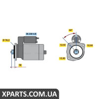 Стартер Bosch 0001123028