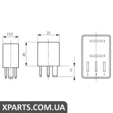 Блок керування, час розжарювання BOSCH 0332201107