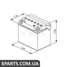 Акумулятор для мототехніки Bosch 0092M4F600
