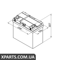 Акумулятор 4 ilver 45 Ah 238x129x227 Bosch 0092S40220