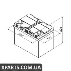 Акумулятор 4 ilver 60Ah 232x173x225 Bosch 0092S40240