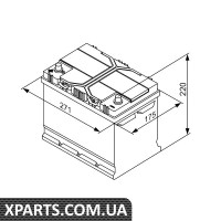 Акумулятор 4 ilver 70Ah 261x175x220 Bosch 0092S40270