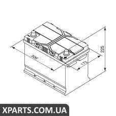 Аккумулятор 4 ilver 95Ah 306x173x225 Bosch 0092S40280