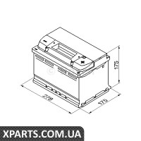 Акумулятор 5 ilver Plus 74A 278x175x175 Bosch 0092S50070