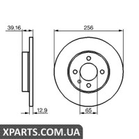 Гальмівний диск BOSCH 0986478329