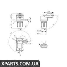 Датчик розподільного валу FIAT Doblo 14 05- Bosch 0232103097