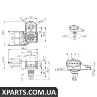 Датчик тиску Bosch 0281006076