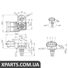 Датчик давления Bosch 0281006076