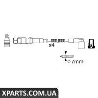 B310 Провід високої напруги 4шт BMW E46 18/19 E34 18 Bosch 0986356310