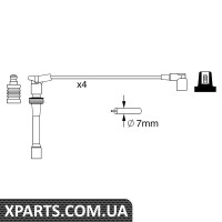 Провід запалювання ВАЗ 2110-2112 вприскування 16кл. Калина 21124 компл. Bosch 0986357260