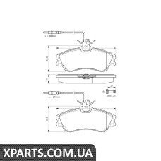 Гальмівні пров. Berlingo 96-02 Bosch 0986424414