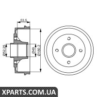 Гальмівний барабан Bosch 0986477061