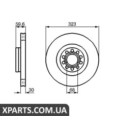 Гальмівний диск Bosch 0986479060