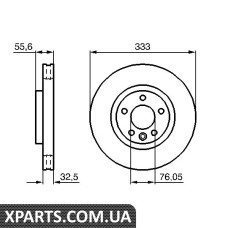 Гальмівний диск Bosch 0986479096