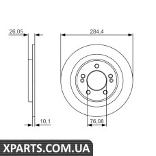Тормозний гальмівний диск Bosch 0986479A47