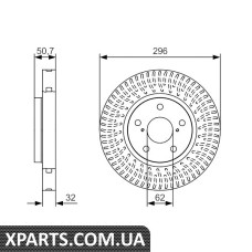 Гальмівний диск Bosch 0986479T37