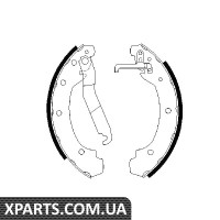 Гальмiвнi колодки барабаннi VW LT 2.4 -96 Bosch 0986487389