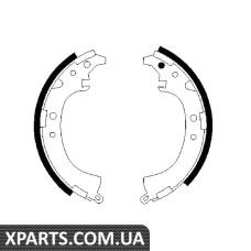 Щеки тормозные TOYOTA RAV 4 I/II Camry. Bosch 0986487424