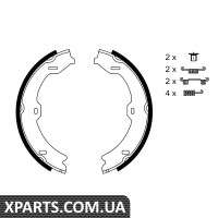 Колодки ручного гальма з кріпленням DB 221 Bosch 0986487725
