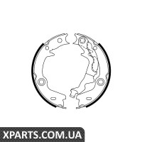HYUNDAI Гальмові щоки Accent -10 KIA Rio 05- Bosch 0986487761